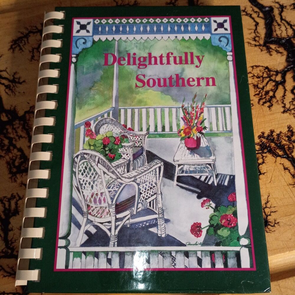 Vintage Delightfully Southern Cookbook Dot Gibson 1996 Regional Recipes
